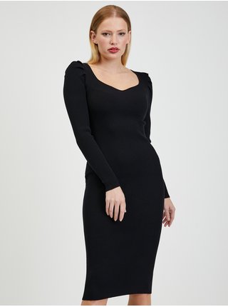 Mikinové a svetrové šaty pre ženy ORSAY - čierna
