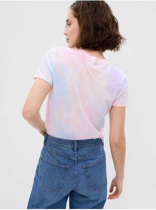 Trička a topy - Tričko z organické bavlny Růžová