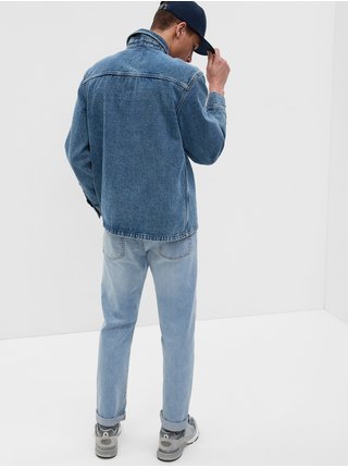 Modré pánské džíny straight GapFlex