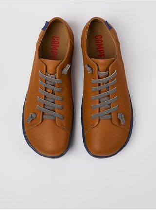 Hnedé pánske kožené topánky Camper