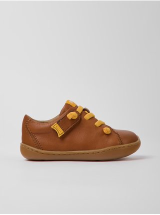 Hnědé dětské kožené boty Camper