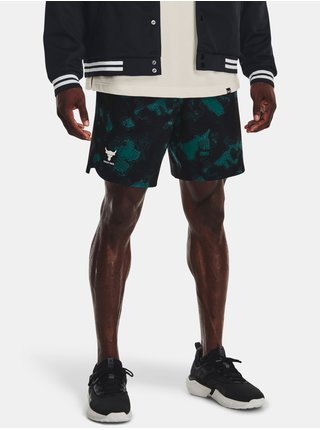 Nohavice a kraťasy pre mužov Under Armour - čierna, zelená