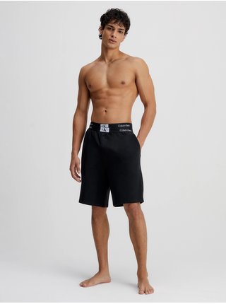 Černé pánské pyžamové kraťasy Calvin Klein Underwear