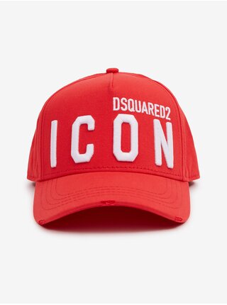 Červená pánská kšiltovka DSQUARED2
