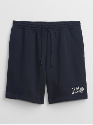 Tmavomodré pánske šortky s logom GAP