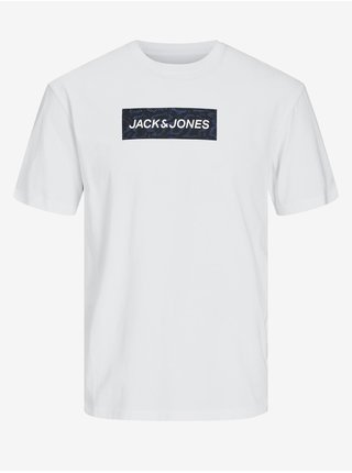 Biele pánske tričko Jack & Jones Navigator