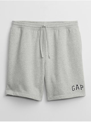 Šedé pánske teplákové šortky s logom GAP