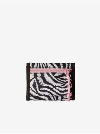 Černo-bílá dámská peněženka se zvířecím vzorem O'Neill POCKETBOOK WALLET 