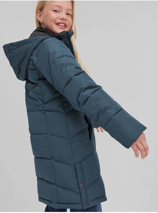 Petrolejový holčičí prošívaný zimní kabát O'Neill CONTROL JACKET