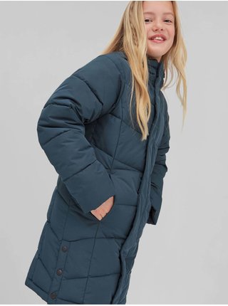 Petrolejový holčičí prošívaný zimní kabát O'Neill CONTROL JACKET