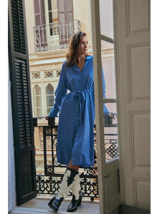 Šaty na denné nosenie pre ženy VILA - modrá