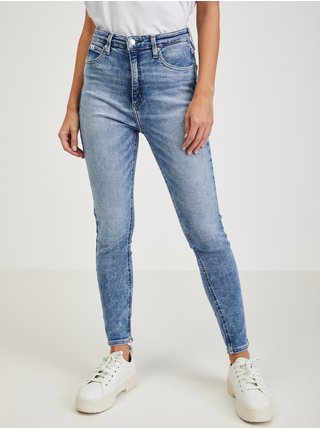 Světle modré dámské slim fit džíny High Rise Calvin Klein Jeans