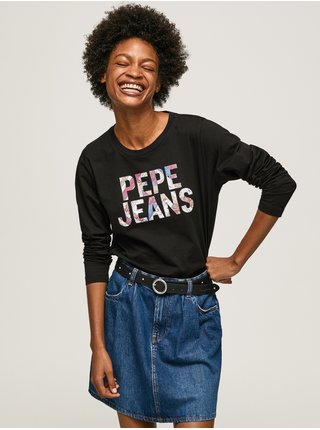 Černé dámské tričko Pepe Jeans Luna