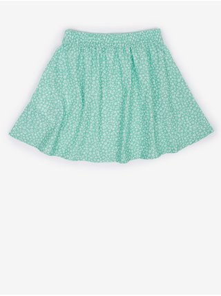 Tyrkysová holčičí květovaná sukně Calvin Klein Jeans