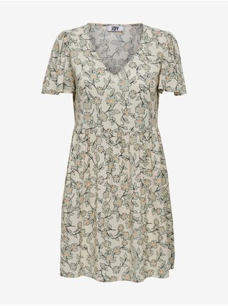 Krémové květované šaty JDY  Gaya