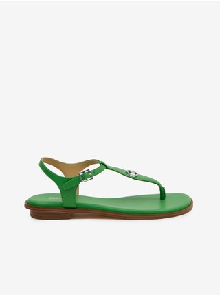 Zelené dámske kožené sandále Michael Kors Mallory