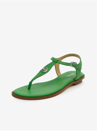 Zelené dámske kožené sandále Michael Kors Mallory