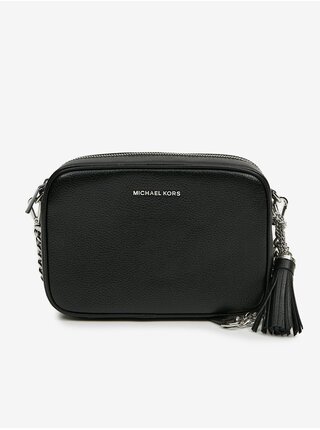 Černá dámská kožená crossbody kabelka Michael Kors