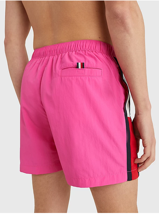 Tmavě růžové pánské plavky Tommy Hilfiger Underwear