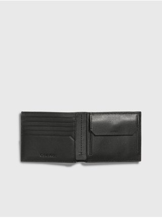 Černá pánská vzorovaná peněženka Calvin Klein