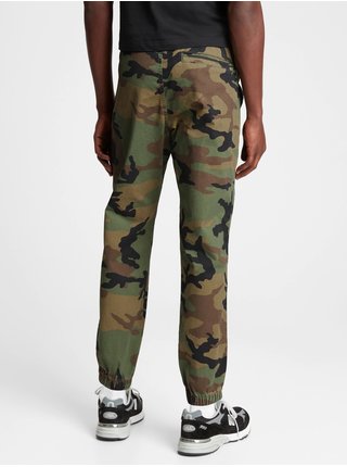 Khaki pánské army kalhoty GAP essential joggers 