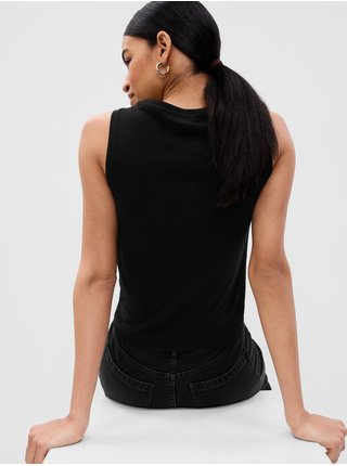 Topy a tričká pre ženy GAP - čierna