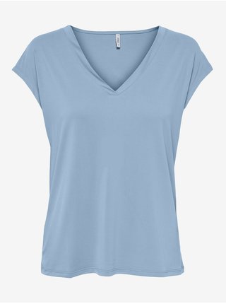 Světle modré dámské basic tričko ONLY Free