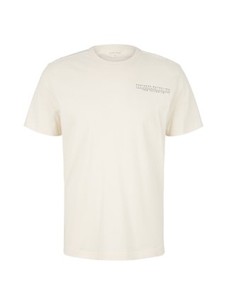 Béžové pánské tričko Tom Tailor