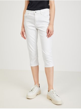Bílé dámské tříčtvrteční kalhoty s.Oliver