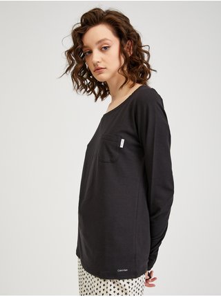 Černo-krémové dámské pyžamo Calvin Klein