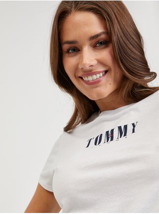 Bílé dámské tričko Tommy Jeans