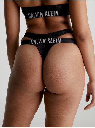 Čierny dámsky spodný diel plaviek Calvin Klein Underwear