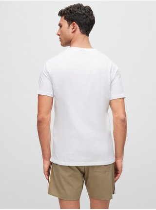 Bílé pánské tričko HUGO BOSS