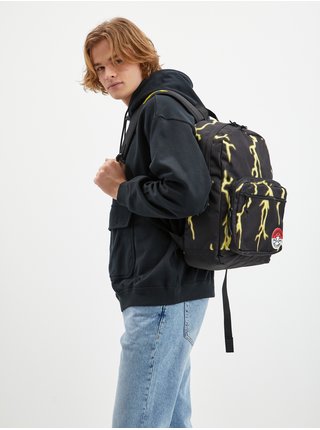 Černý vzorovaný batoh Converse x Pokémon Go 2 Pikachu 