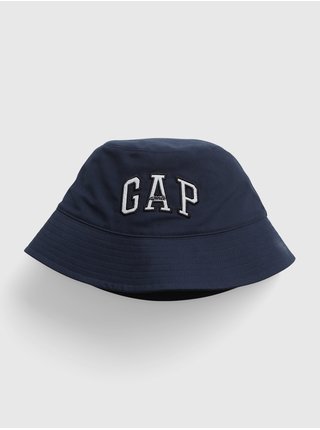 Tmavě modrý dámský bavlněný klobouk s logem GAP 
