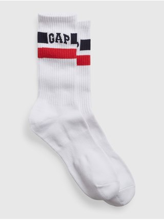 Bílé pánské ponožky s logem GAP