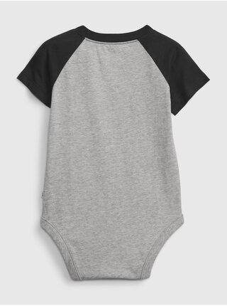 Černo-šedé klučičí bavlněné body GAP Brannan 