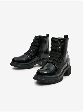 Černé dámské kotníkové boty Tom Tailor