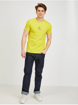 Žluté pánské tričko Calvin Klein Jeans
