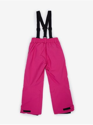 Tmavě růžové holčičí zimní kalhoty Reima Loikka