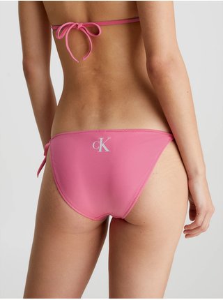 Ružový dámsky spodný diel plaviek Calvin Klein Underwear