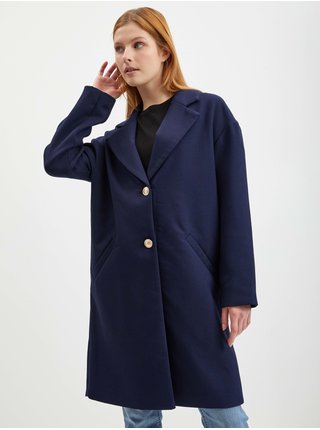 Tmavě modrý dámský kabát ORSAY