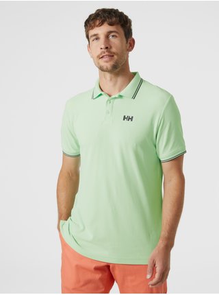 Světle zelené pánské polo tričko HELLY HANSEN Kos Polo