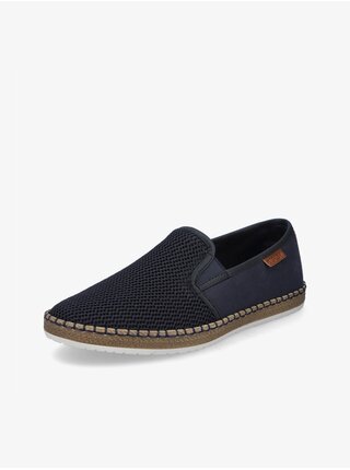 Tmavě modré pánské espadrilky Rieker