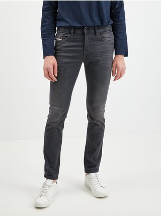 Slim fit pre mužov Diesel - tmavosivá