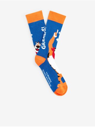 Oranžovo-modré pánské ponožky Celio Ldiflakes 