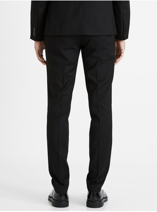 Černé pánské oblekové kalhoty Celio Doarmure 