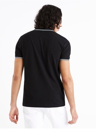 Černé pánské polo tričko Celio Decolrayeb 