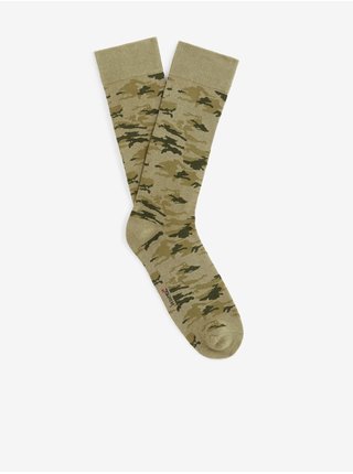 Khaki pánské army ponožky Celio Disocamou 