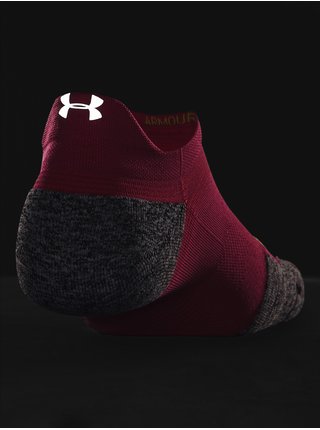 Tmavo ružové športové ponožky Under Armour UA AD Run Cushion 1pk NS Tab